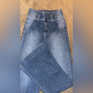 sneak peak woman’s flair jeans.